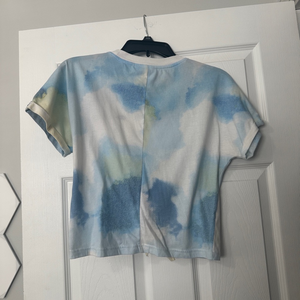 Champion Tie Dye Tie Front T Shirt - Picture 4 of 4